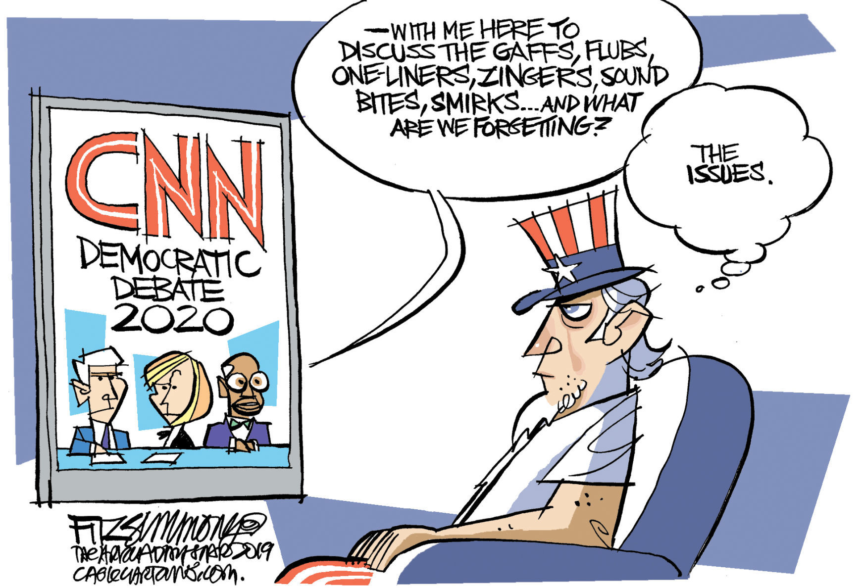 Daily Fitz Cartoon: Debates
